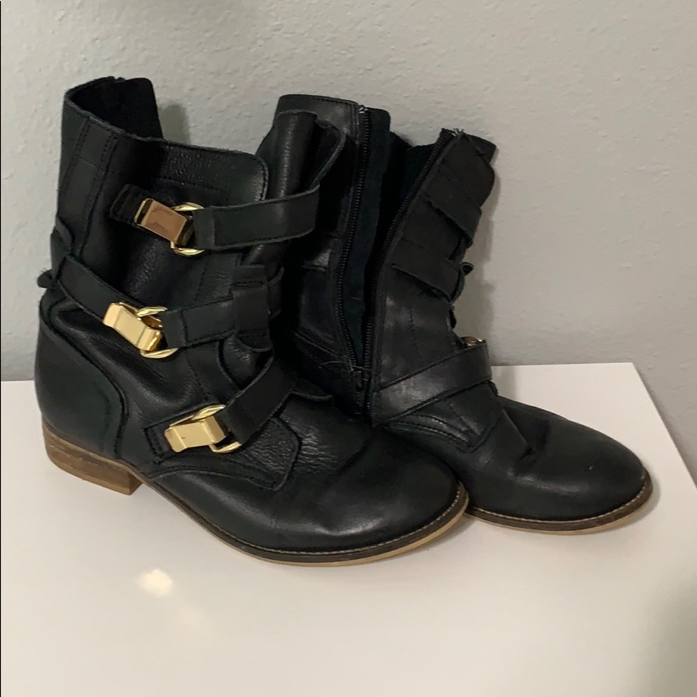 Aldo Dulak buckle ankle boot